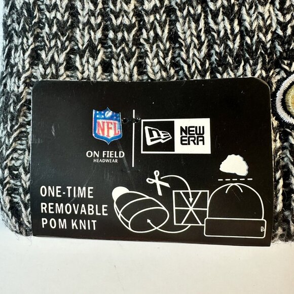 New Orleans Saints New Era Winter Knit Hat Beanie Fleece Lined One Size NWT - Picture 5 of 7